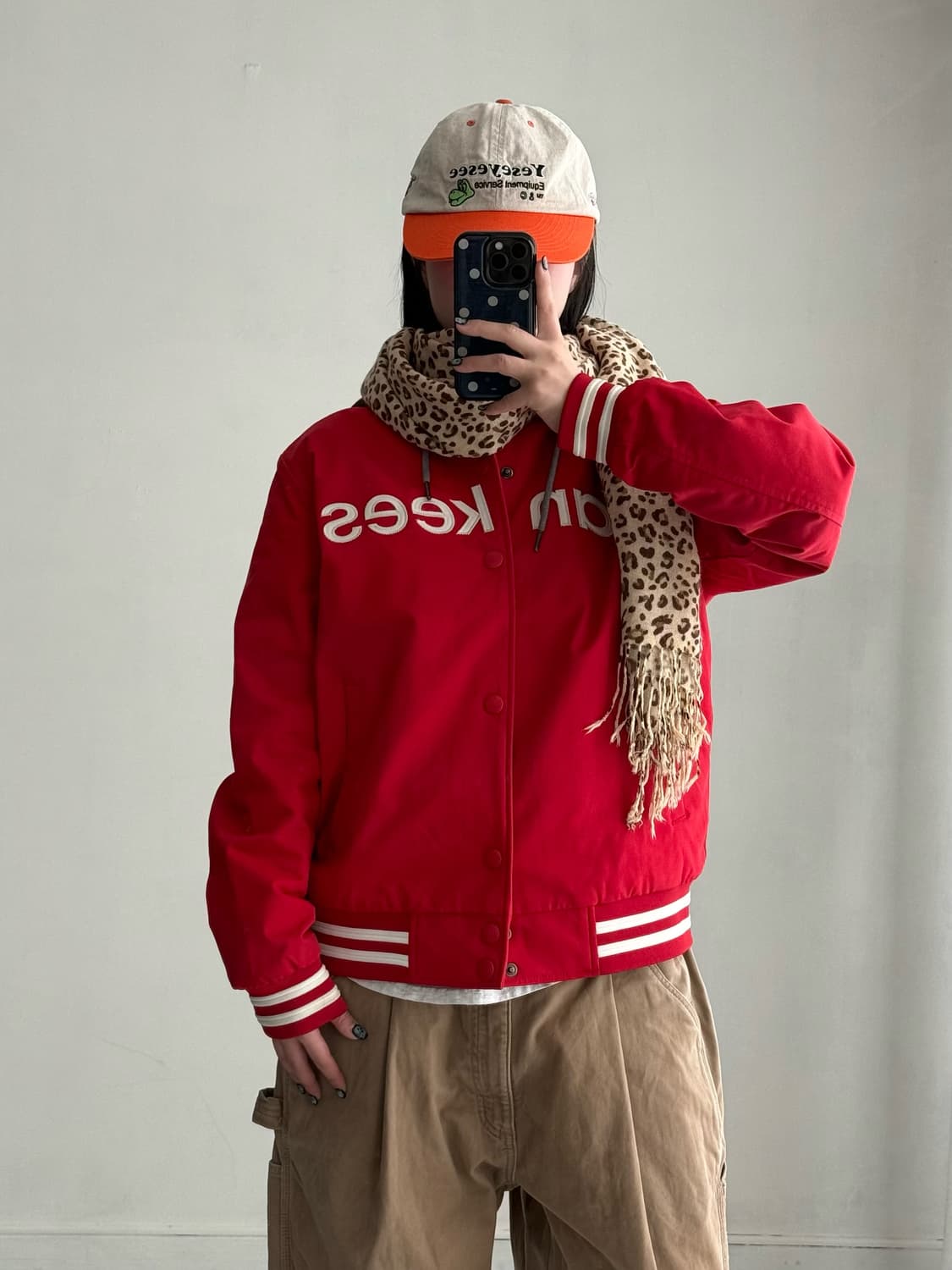 엠엘비 양키즈 레드 바시티 자켓 상품이미지1