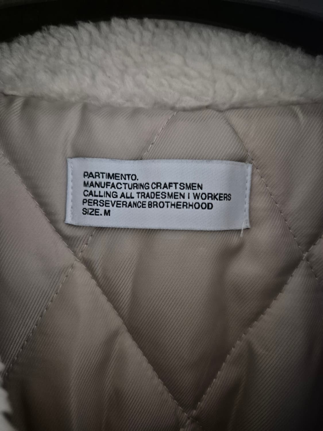 파르티멘토 보아 플리스 누빔자켓 상품이미지4