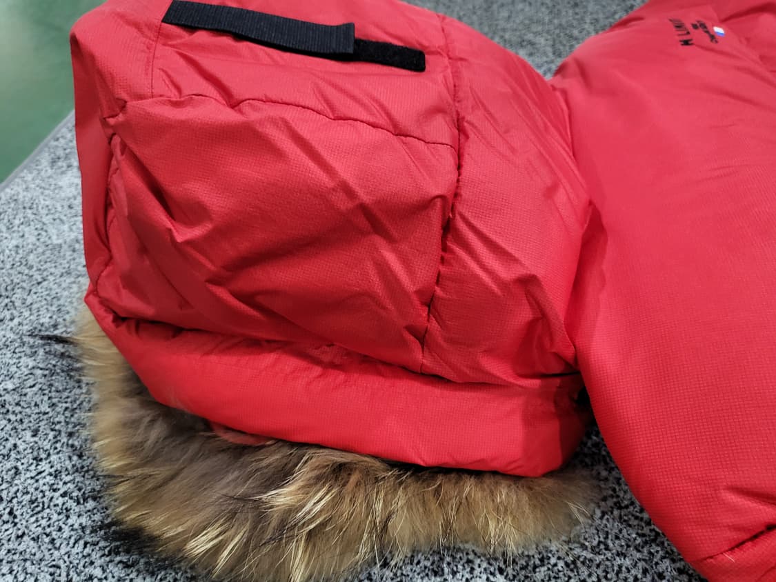 밀레 구스다운 패딩자켓 (퍼 후드) 상품이미지6