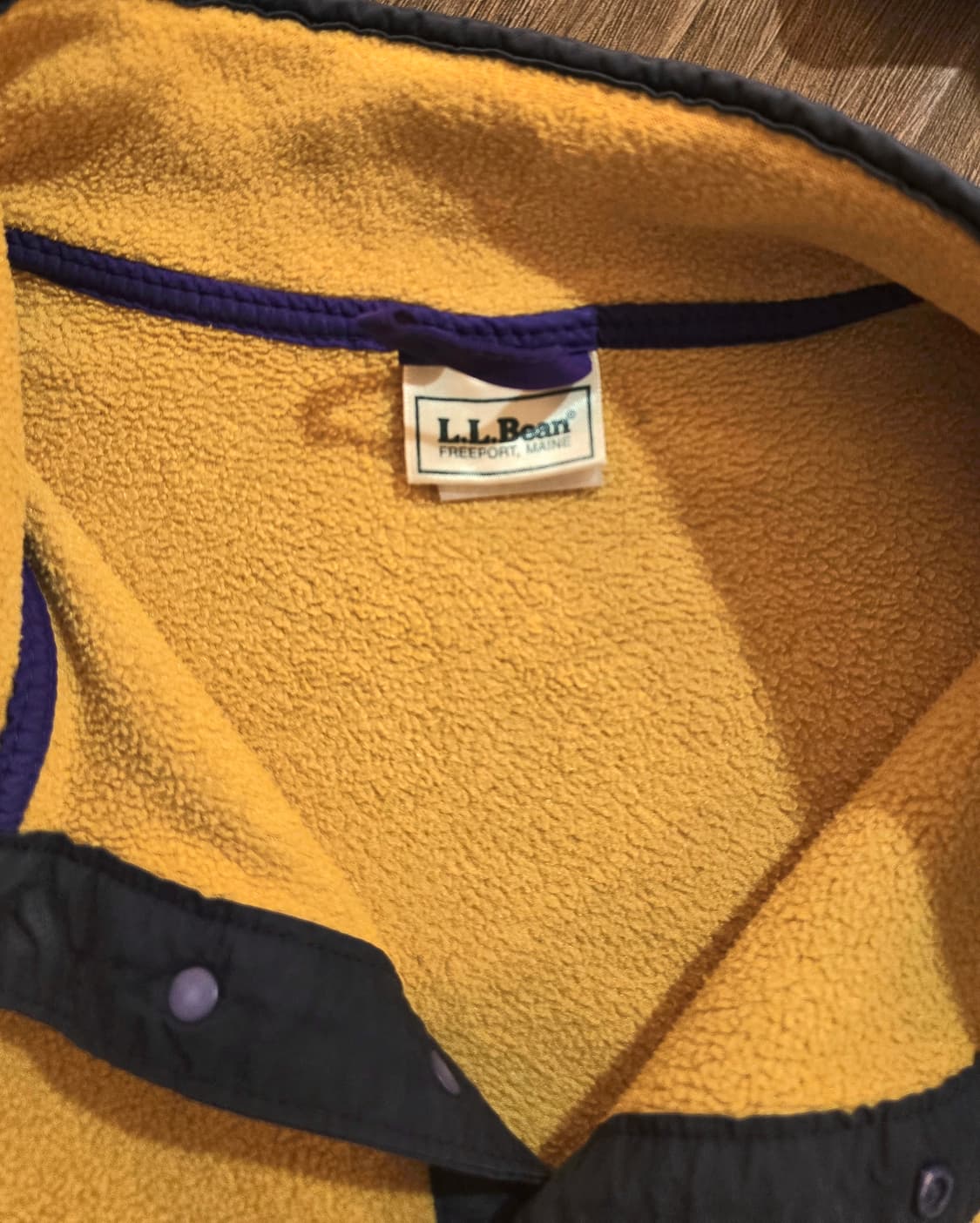 LLBean Fleece Pullover 옐로우 (엘엘빈 플리스) 상품이미지2
