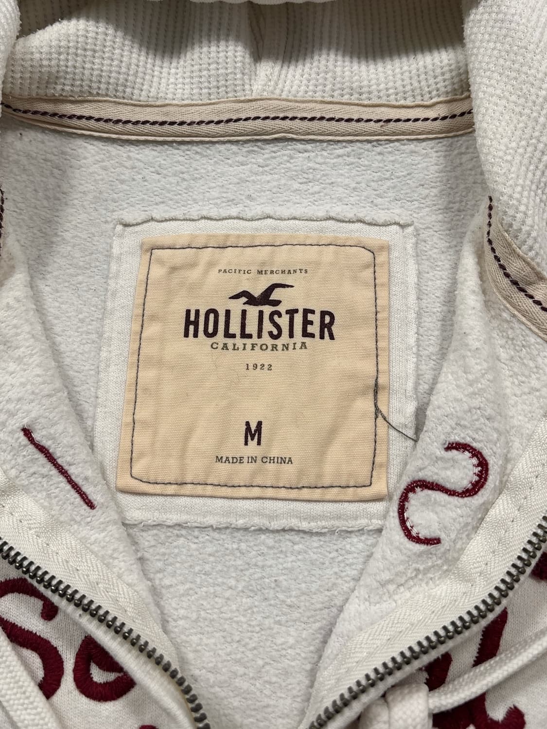 홀리스터 스펠아웃 화이트 후드집업 상품이미지6