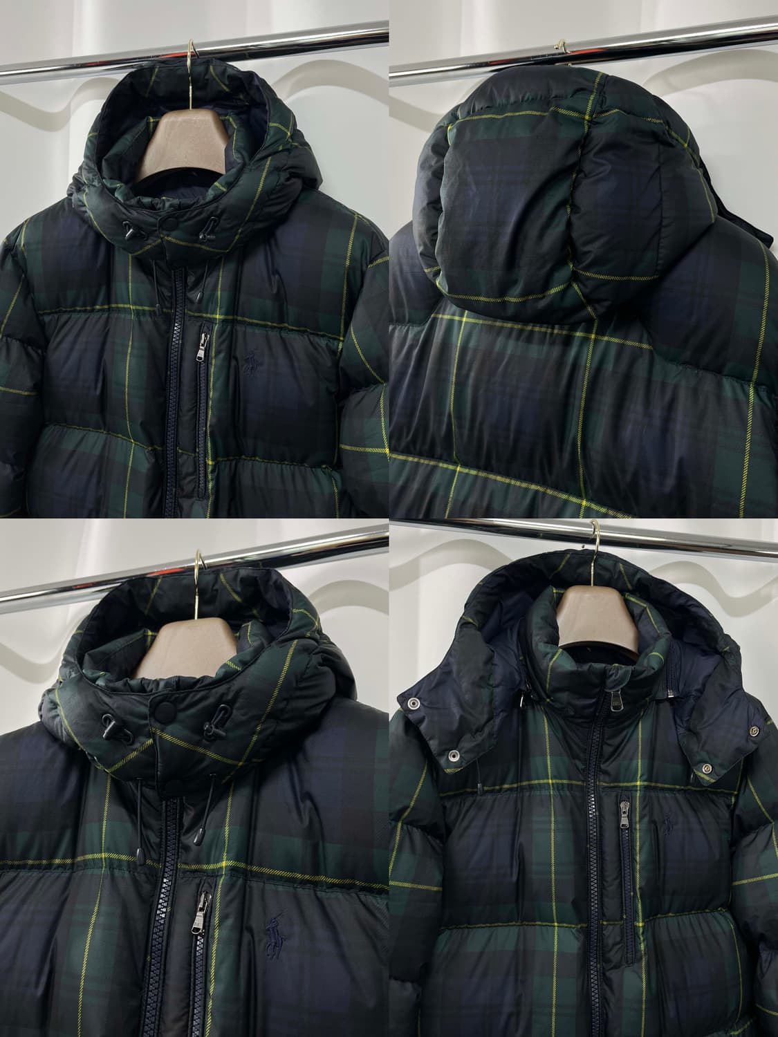 폴로 랄프로렌 블랙와치 콜드웨더 필파워 헤비다운 푸터 패딩자켓 상품이미지4