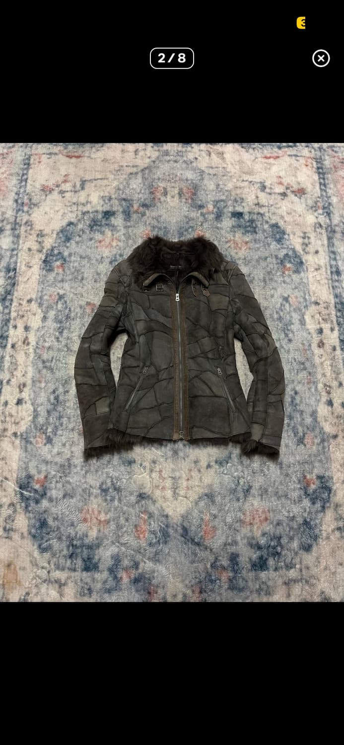 Tornadomart 00s patchwork trimming fur 상품이미지2