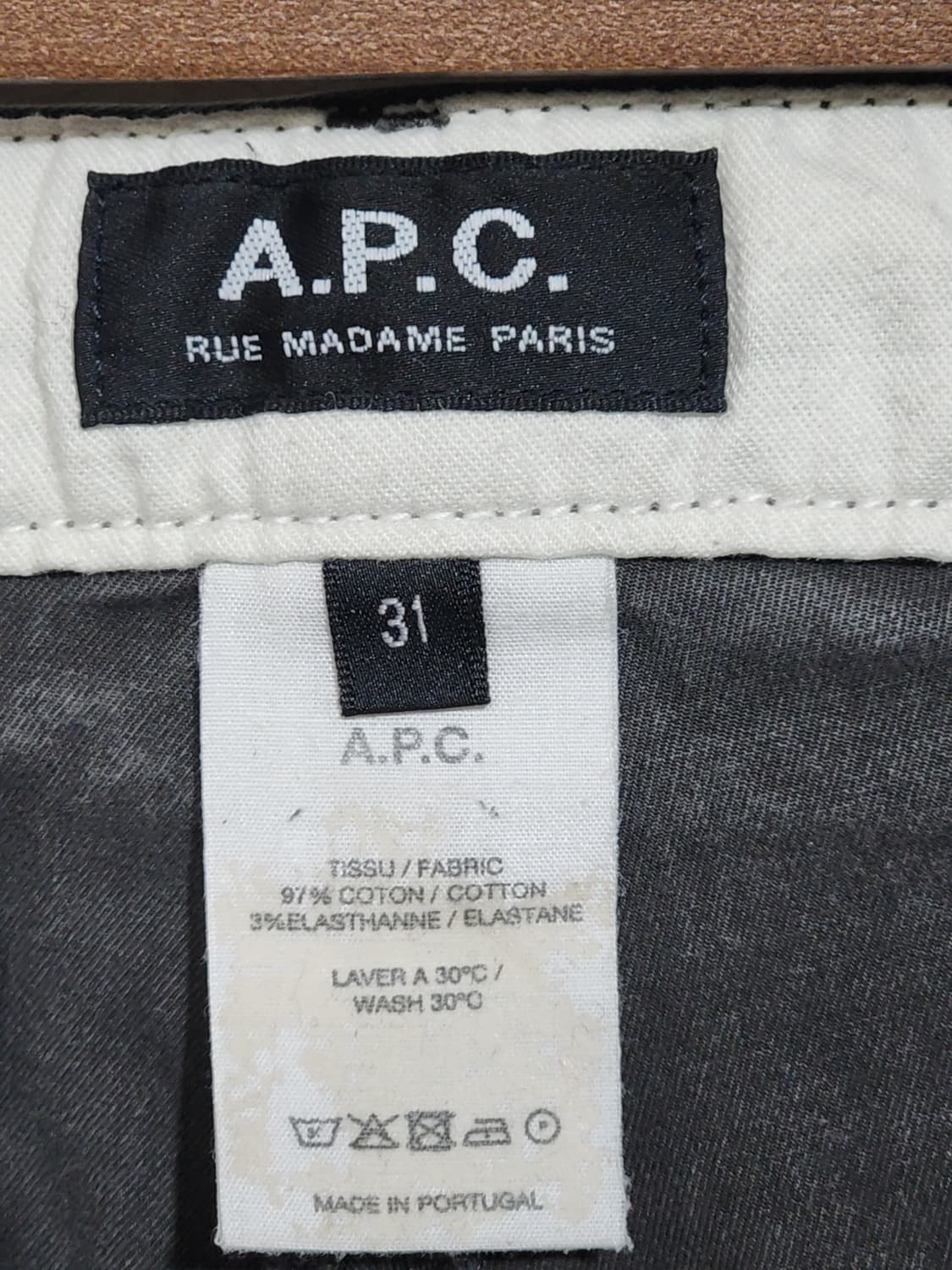 (31) 아페세 면바지 스판 APC 치노팬츠 캐주얼  상품이미지3