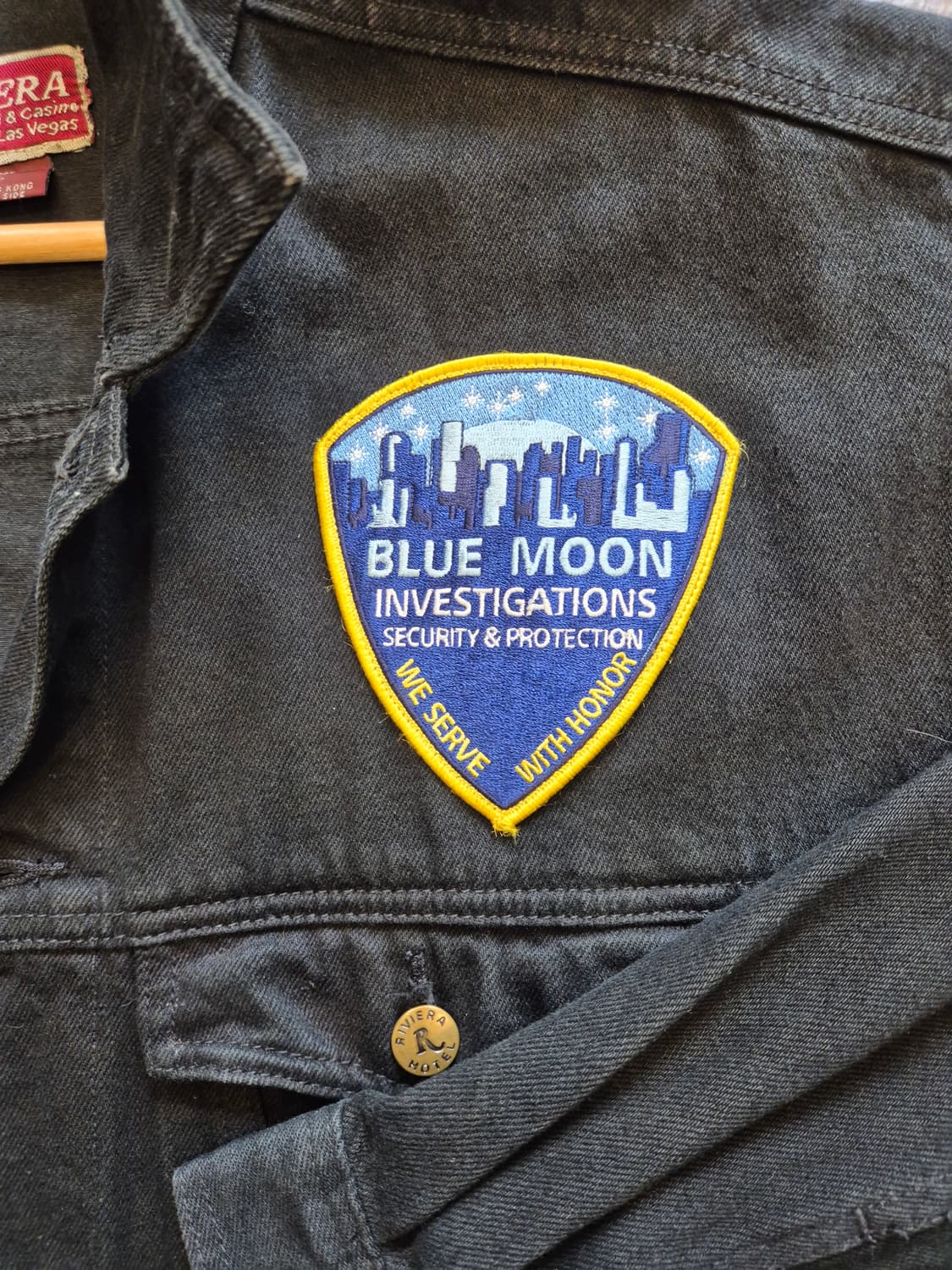 리비에라 블랙 데님 자켓 -XXL 상품이미지3