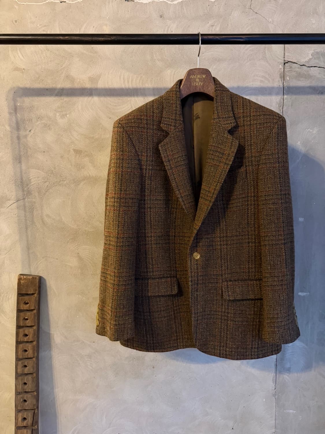 버버리 건클럽체크 트위드 자켓 100 상품이미지5