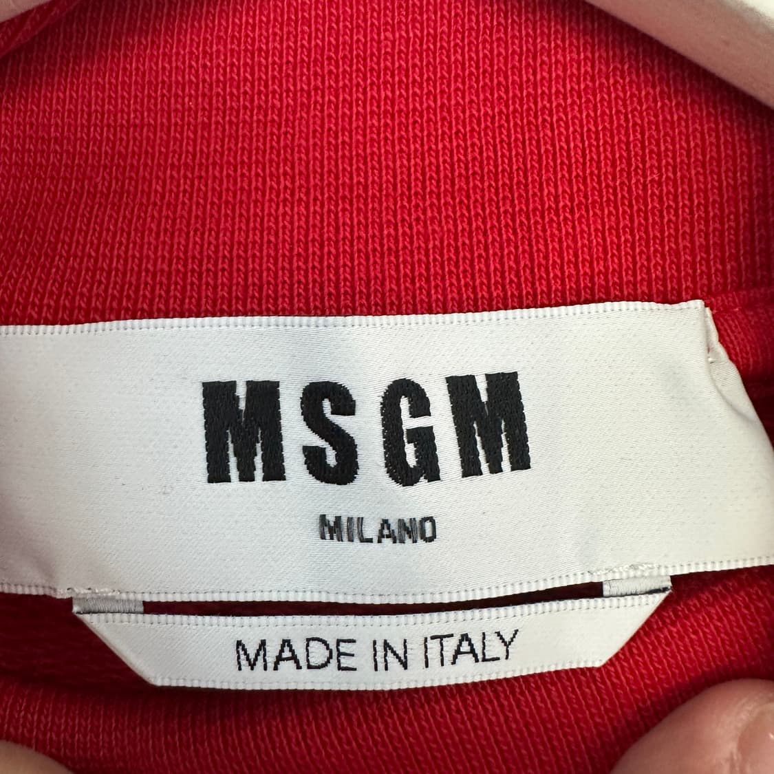 [여성S] 엠에스지엠 시스루 로고 맨투맨 상품이미지3