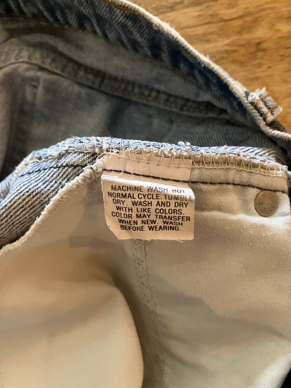 80s USA 빈티지 리바이스 517 부츠컷 데님 팬츠 상품이미지9