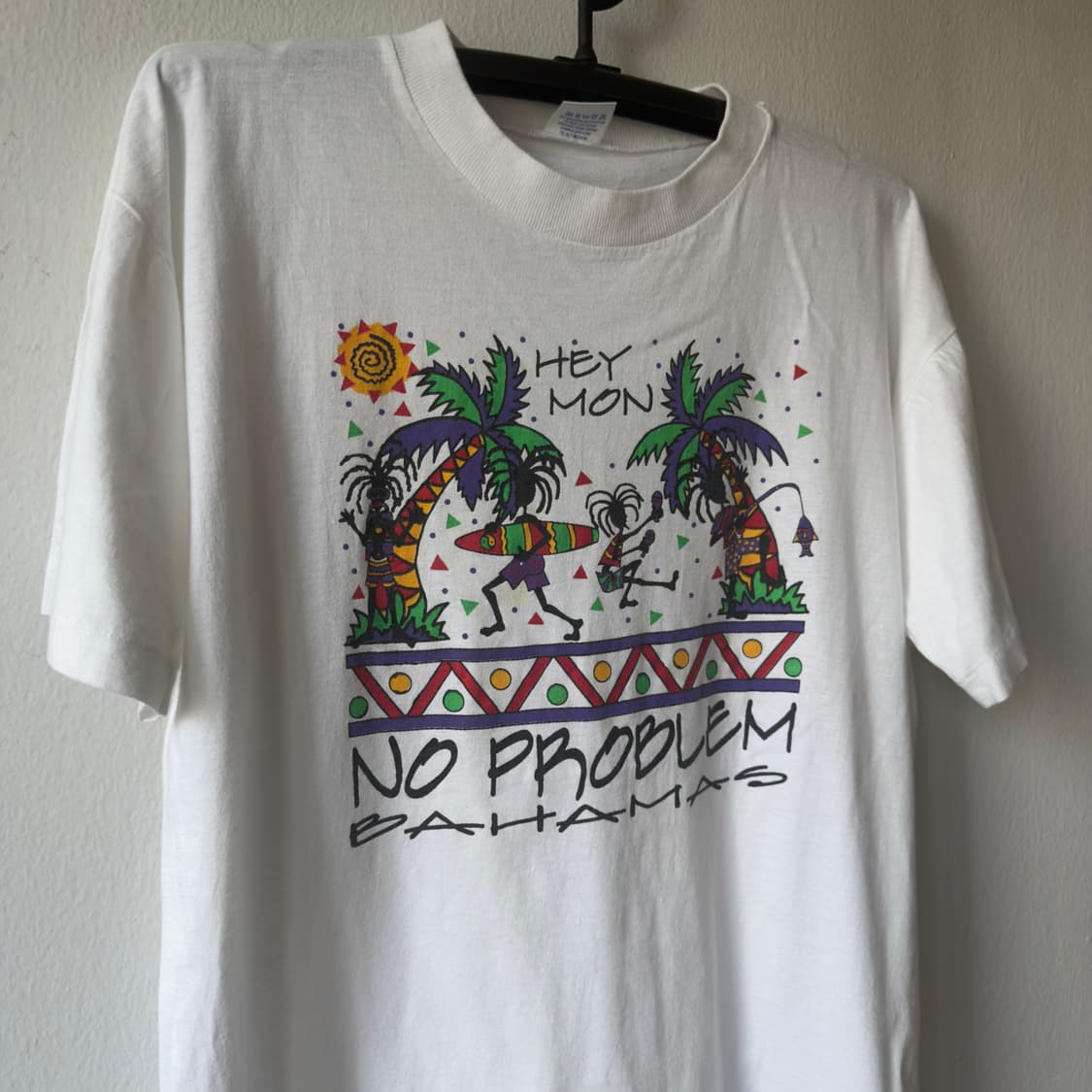 90s bahamas no problem 빈티지 티셔츠 상품이미지3