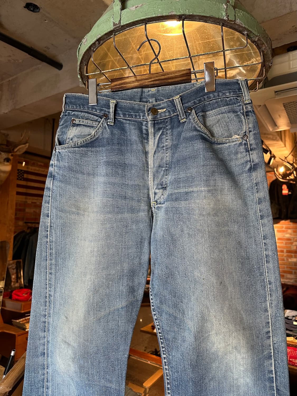 70s LEE 101B Half Selvedge Denim Pants 상품이미지2