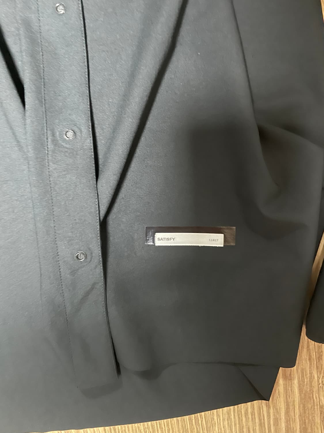 새티스파이 피스쉘 리버 셔츠 블랙(M) 상품이미지6