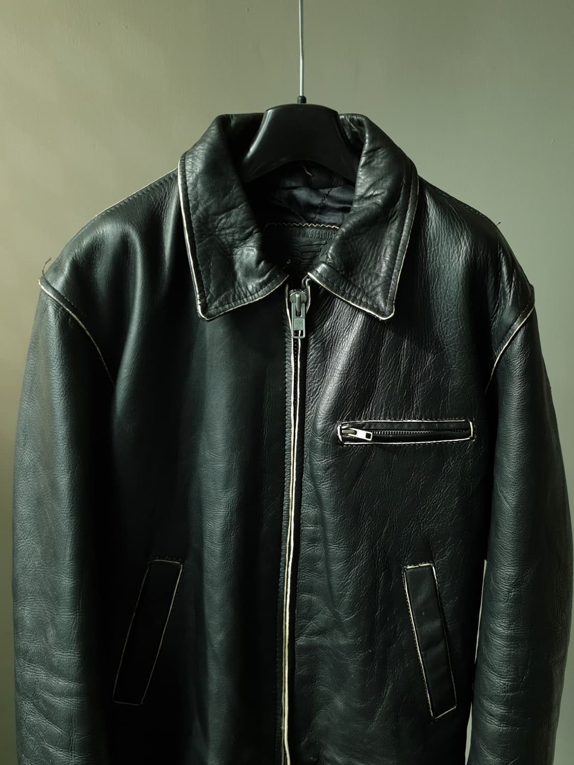 AMERICAN NOSTALGIA single leather jk 상품이미지3