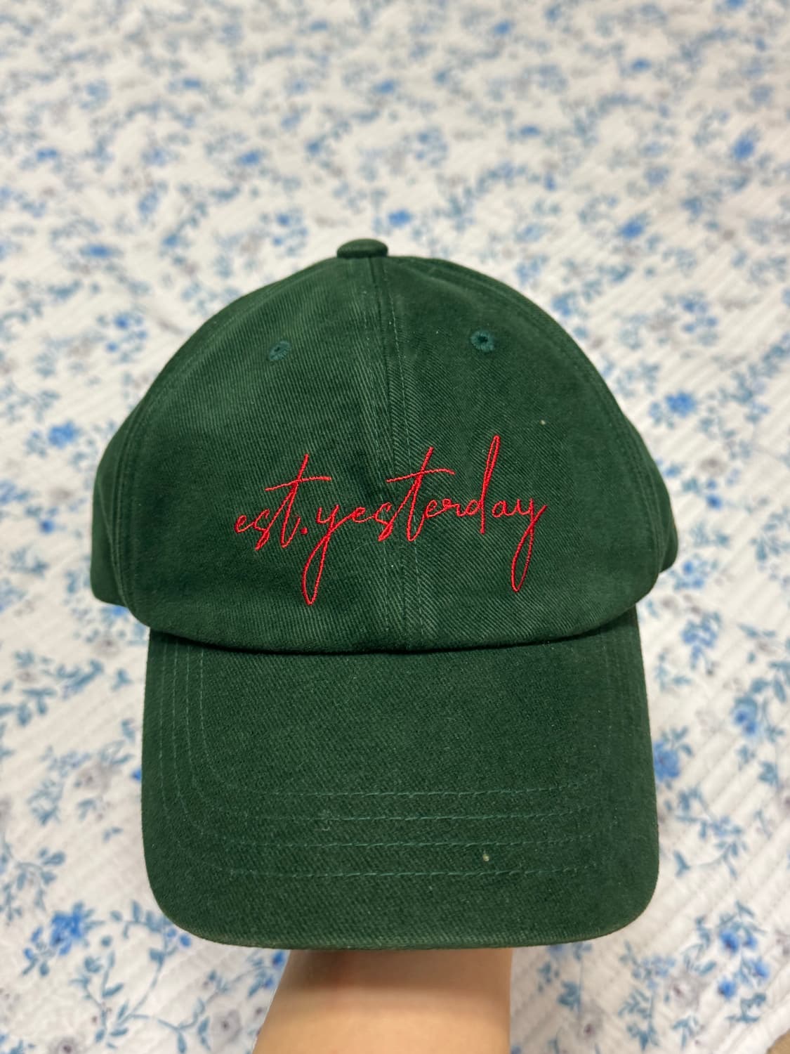 윌리엄스버그 est.yesterday 볼캡 그린 상품이미지1