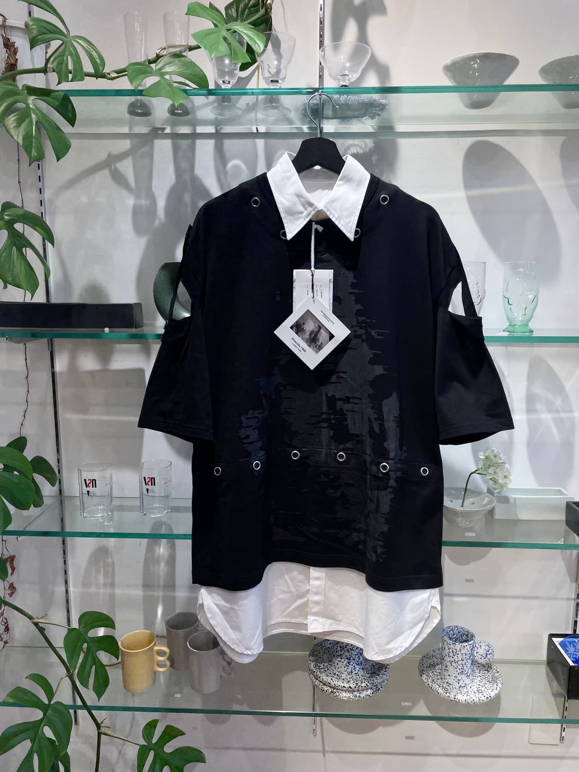 타카히로미야시타 더 솔로이스트 collar & tail short tee 상품이미지1