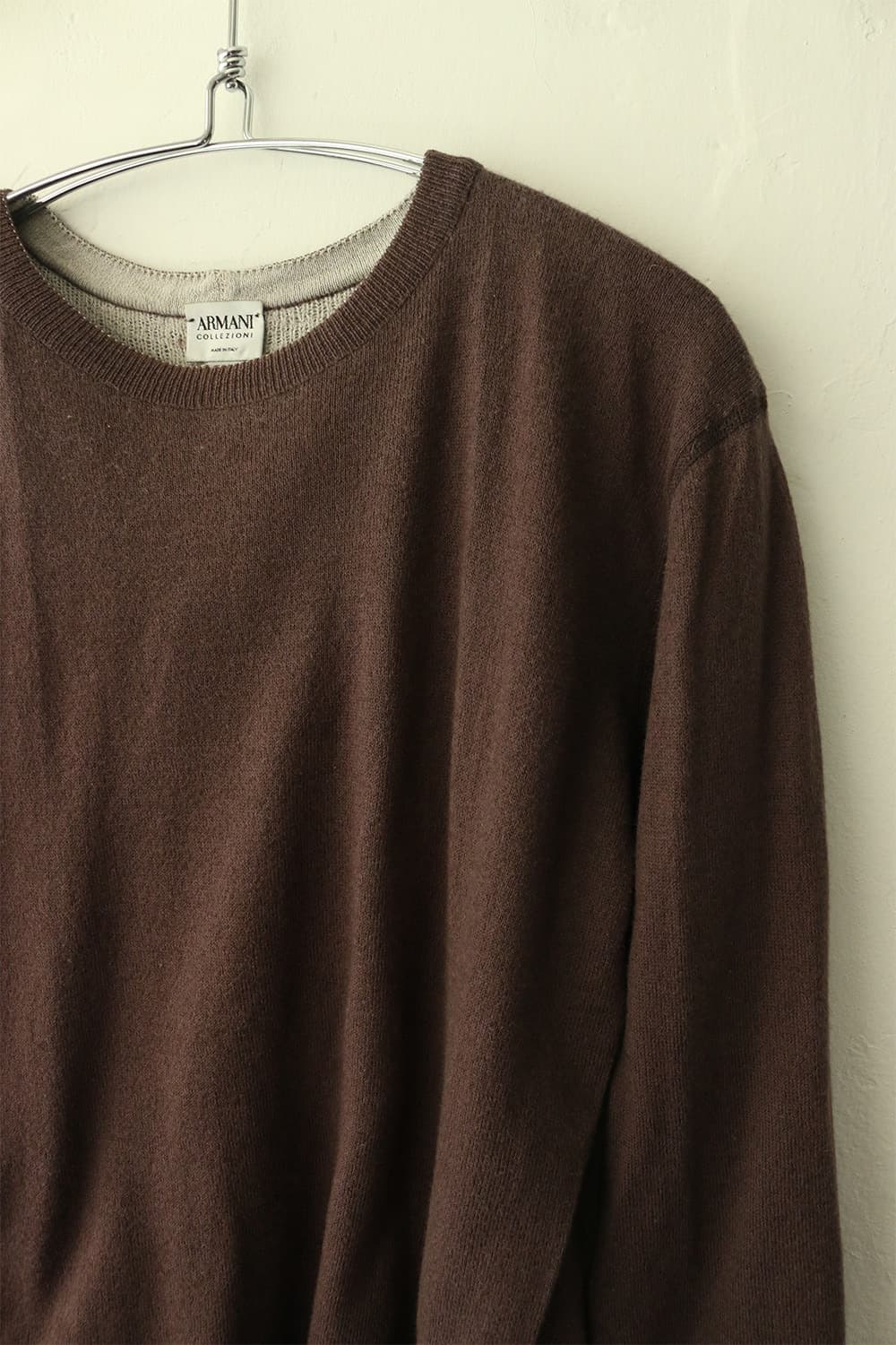 아르마니 꼴레지오니 크루넥 니트 상품이미지4