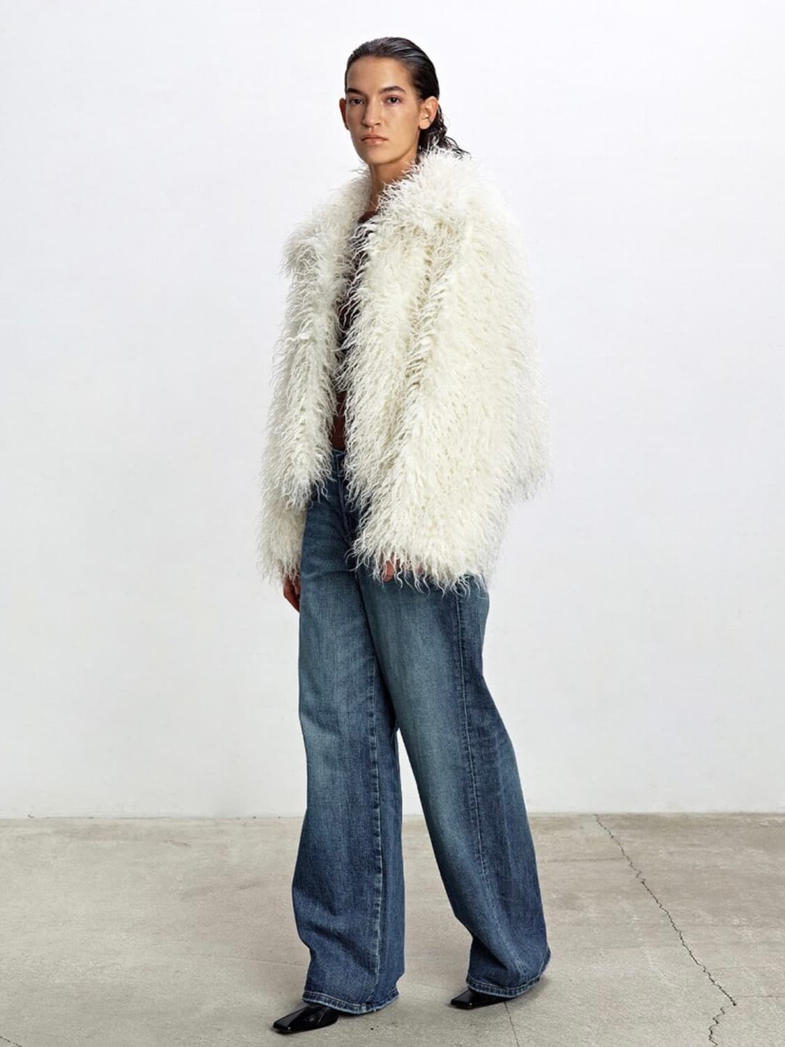 해브레스 haveless TALIA FAUX FUR JACKET 퍼자켓 상품이미지2