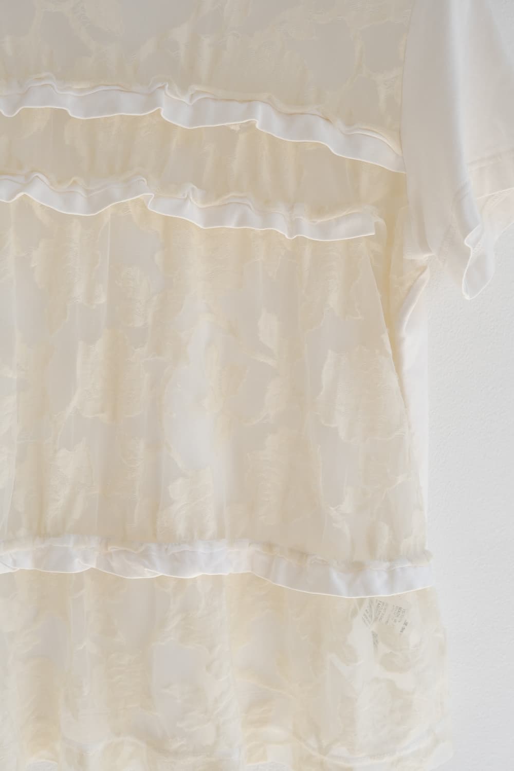 frill lace shirring top 상품이미지5