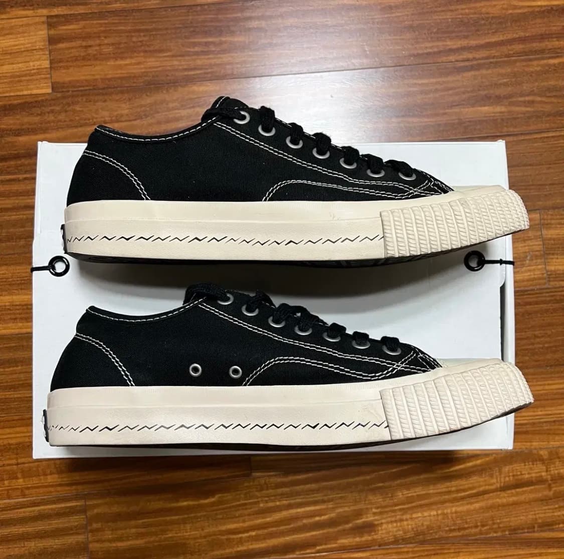 visvim 비즈빔 19ss 스캐그웨이 로우 블랙 상품이미지5