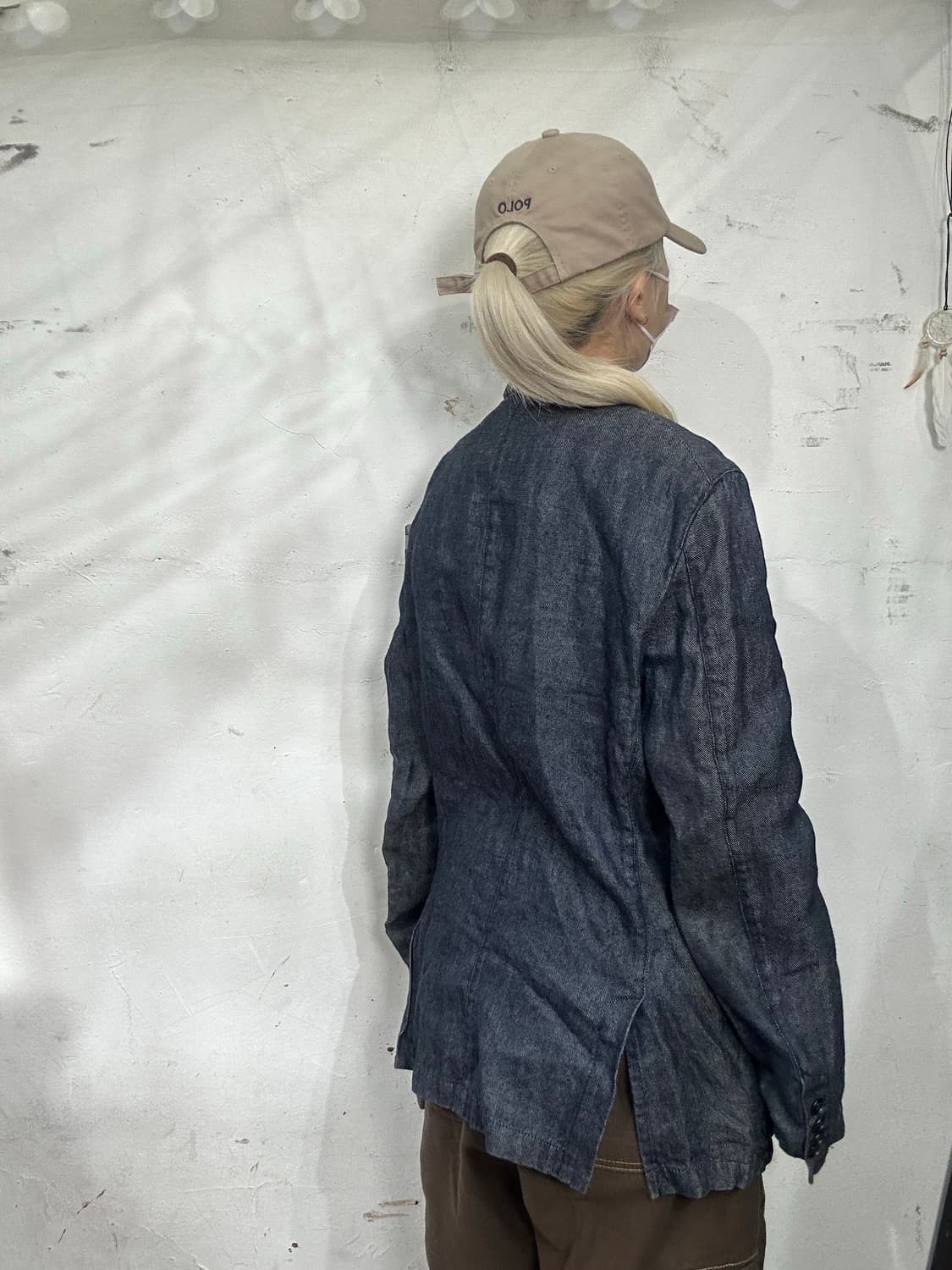 Ck 캘빈 클라인 데님 블레이저 정장 자켓 L 상품이미지3