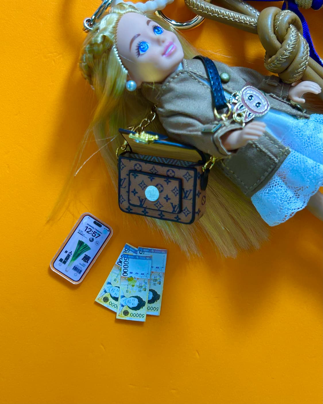 (18)바비키링 정품USA 마텔사 바비인형 커스텀키링 상품이미지2