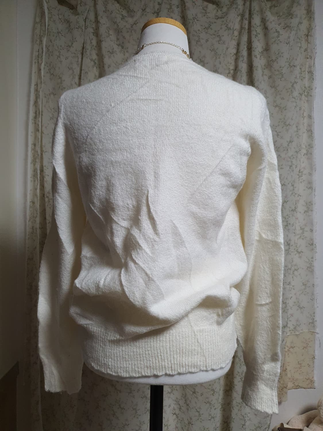 [일본빈티지] 아이보리색 니트 스웨터 상품이미지3