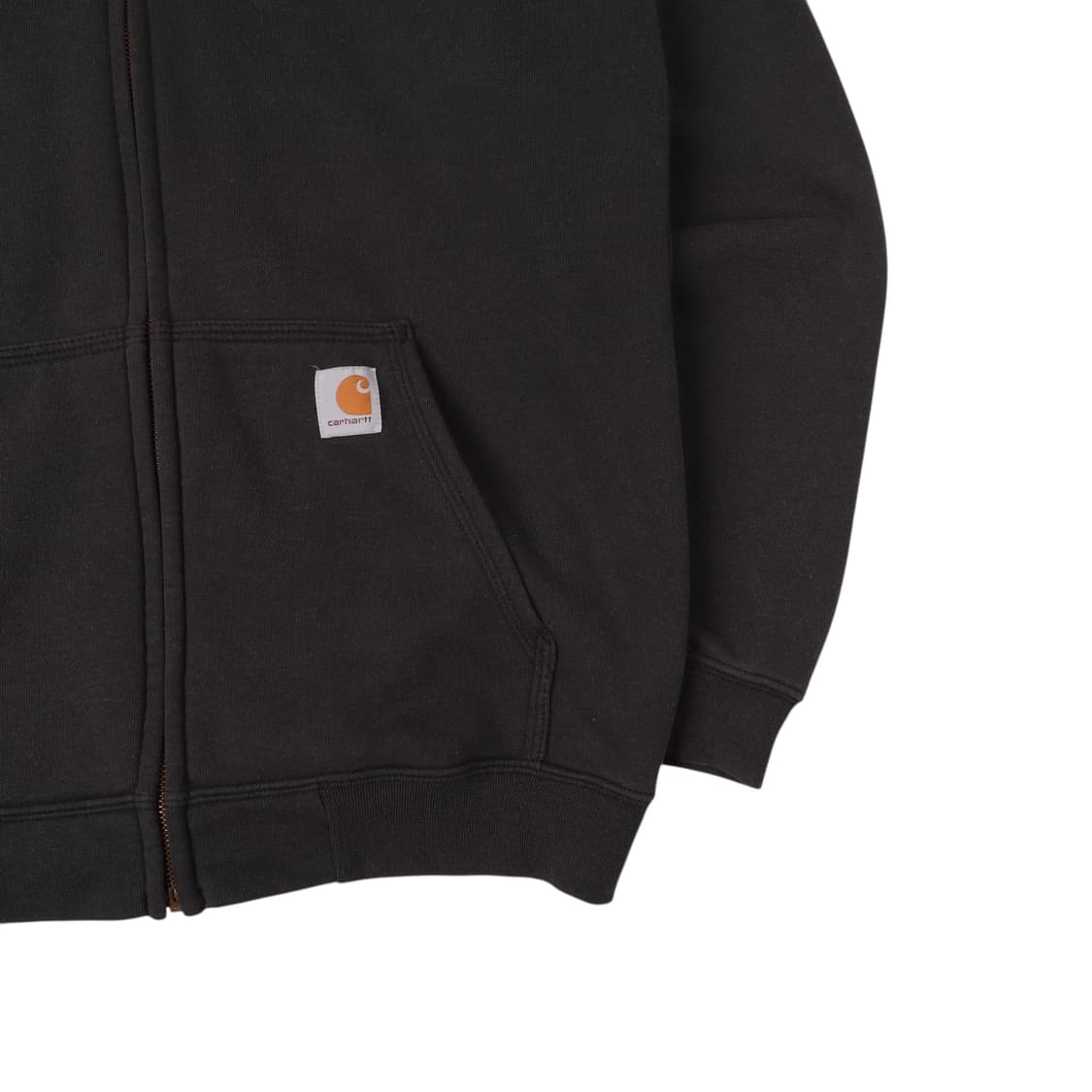 칼하트 k122 blk 블랙 오리지널 핏 후드집업 상품이미지3