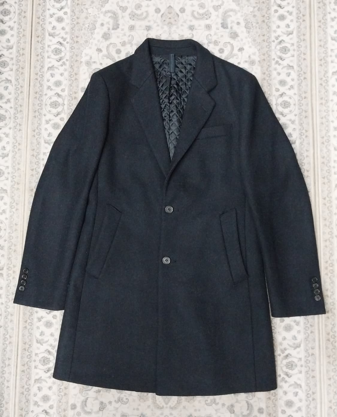 커스텀멜로우 진네이비 반코트 105 (안쪽 퀼팅처리) 상품이미지1