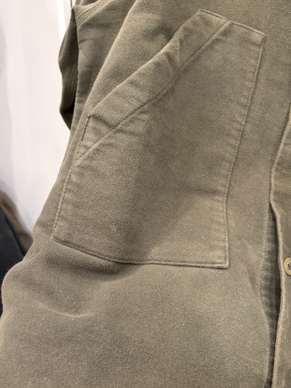 Ships 쉽스 헤비 몰스킨 앵커 워크 셔츠 (made England) 상품이미지7