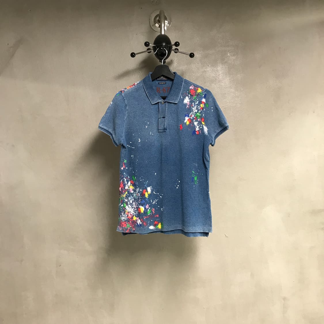 폴로 랄프로렌 페인팅 PK 반팔 카라티 L 상품이미지1