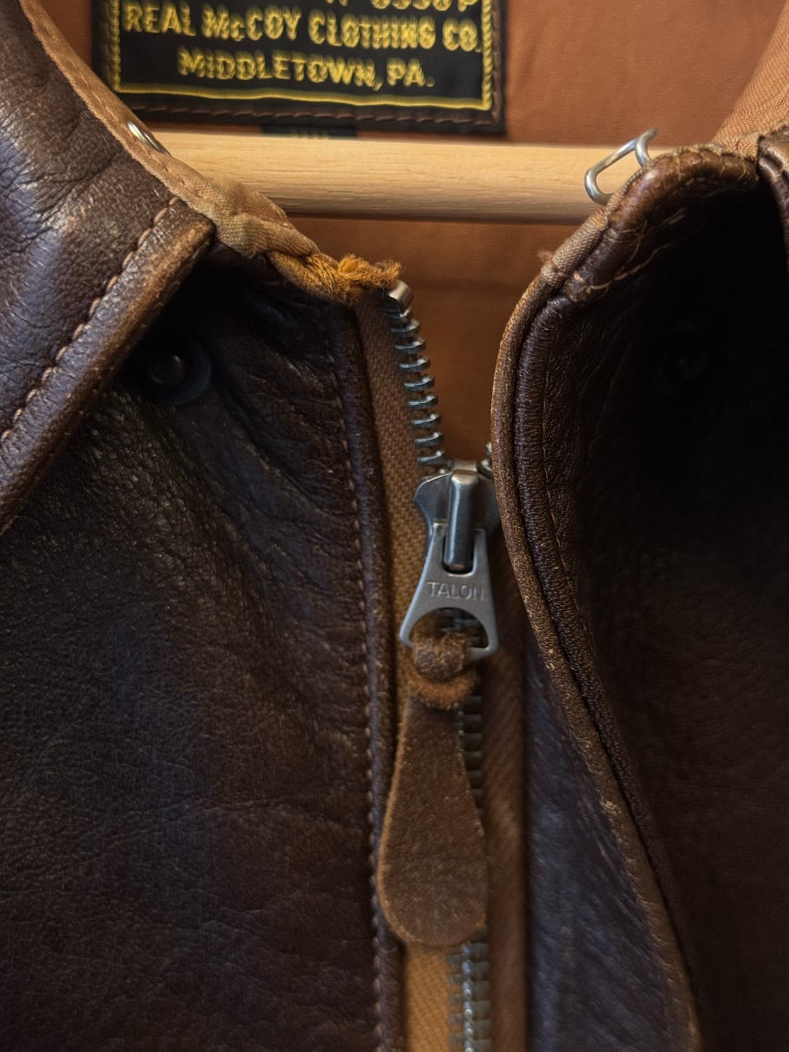 리얼 맥코이 A-2 레더 자켓 44 XXL 상품이미지4