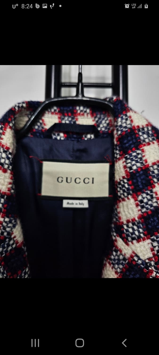 구찌 겨울체크자켓     36(실용55~정66) 상품이미지3