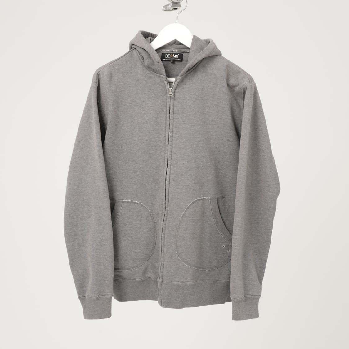 빔즈 그레이 후드 집업 상품이미지2