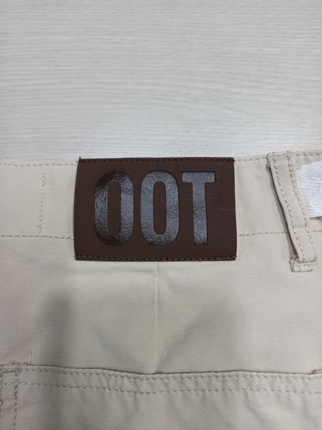 27 OOT 825 하이웨이스트 와이드카고 베이지 27-585 상품이미지5