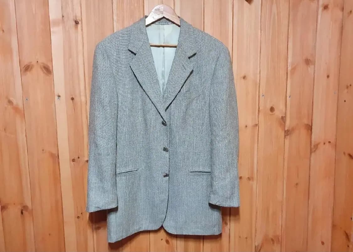 vtg 펜디 정품 울 린넨 블레이저 자켓 남성 100 상품이미지1