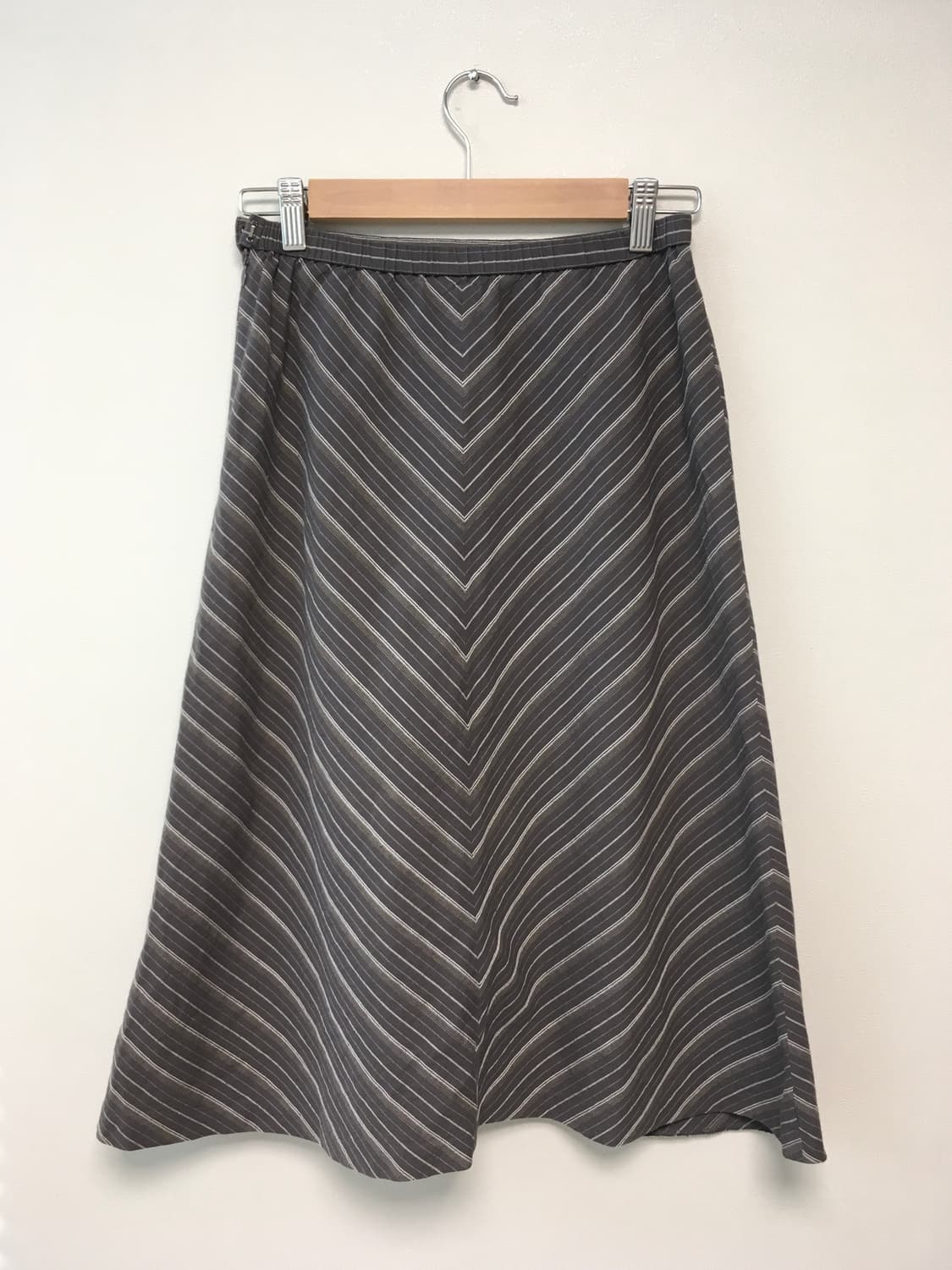 vintage chevron stripe skirt cocoa 상품이미지7