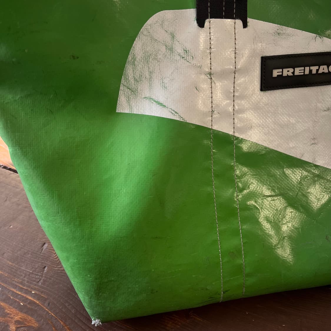 프라이탁 정품 그린 구형 쿠퍼 백 상품이미지4