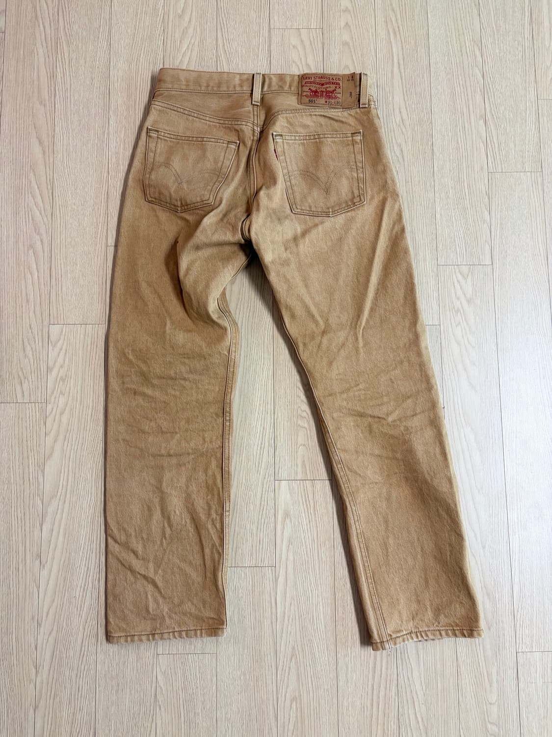 Levi’s 501 Beige denim 상품이미지4