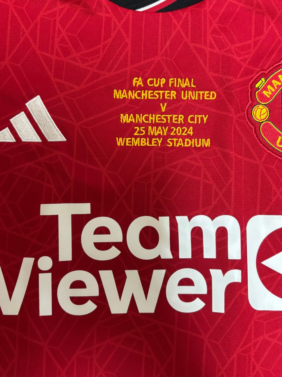 아디다스 23 24 맨체스터 유나이티드 맨유 홈 브루노 페르난데스 유니폼 상품이미지3