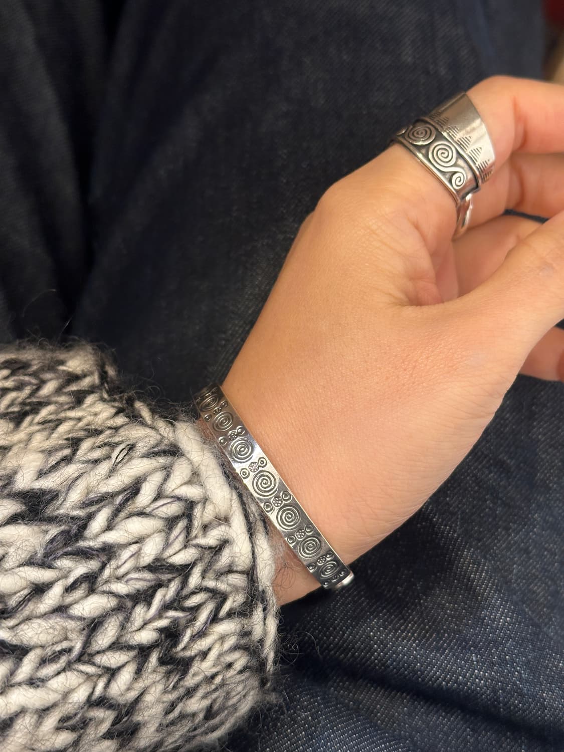 Spiral Path 925Silver Bangle🌀🌀🌀 상품이미지2