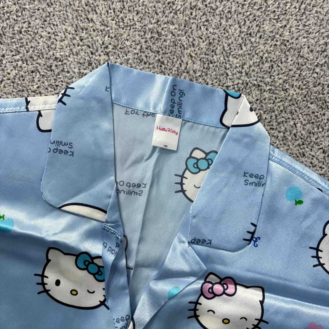 100 빈티지 잠옷 상의 셔츠 0427J 상품이미지2