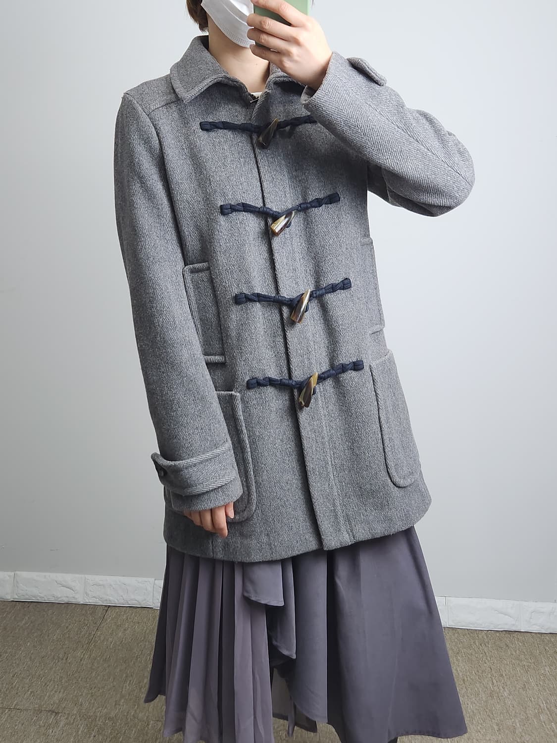 (바나나 리퍼블릭)헤링본 더플 코트 상품이미지4