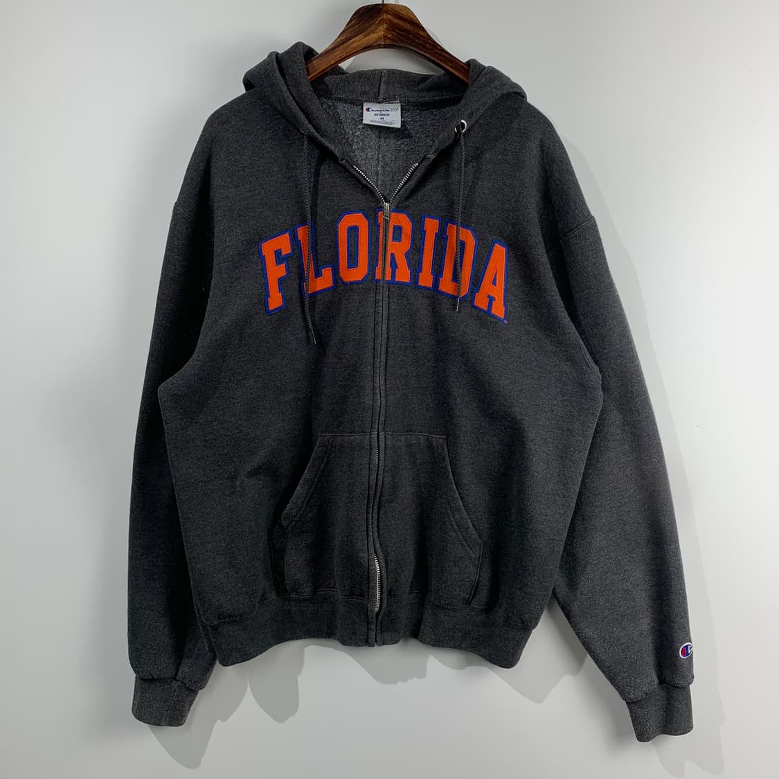 챔피온 컬리지 차콜 후드집업 상품이미지2