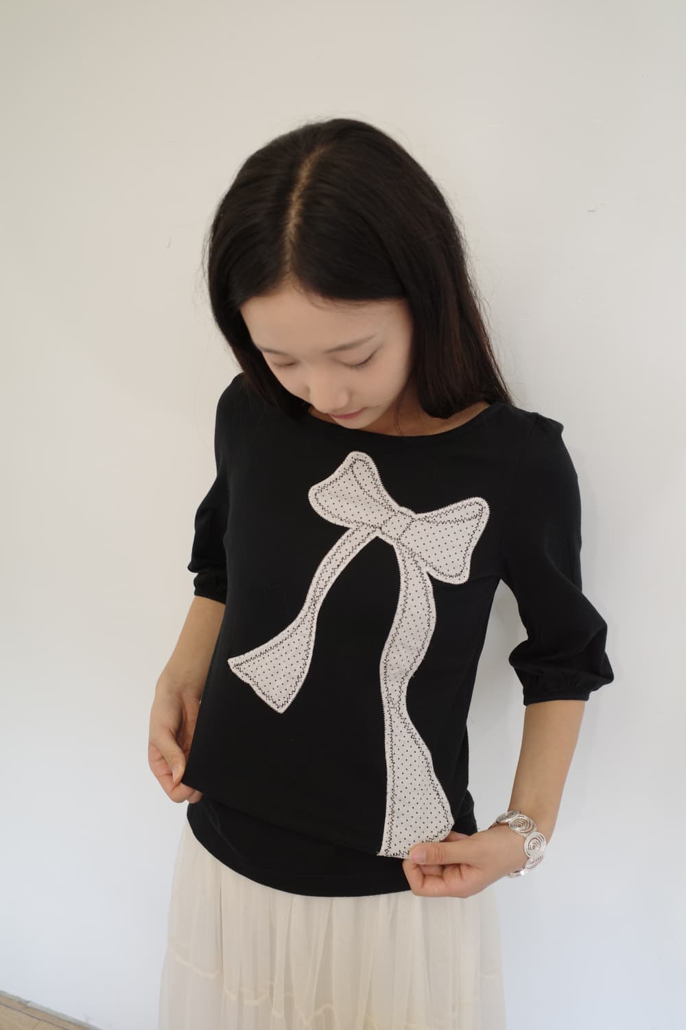 Dot Ribbon T-Shirt  상품이미지1