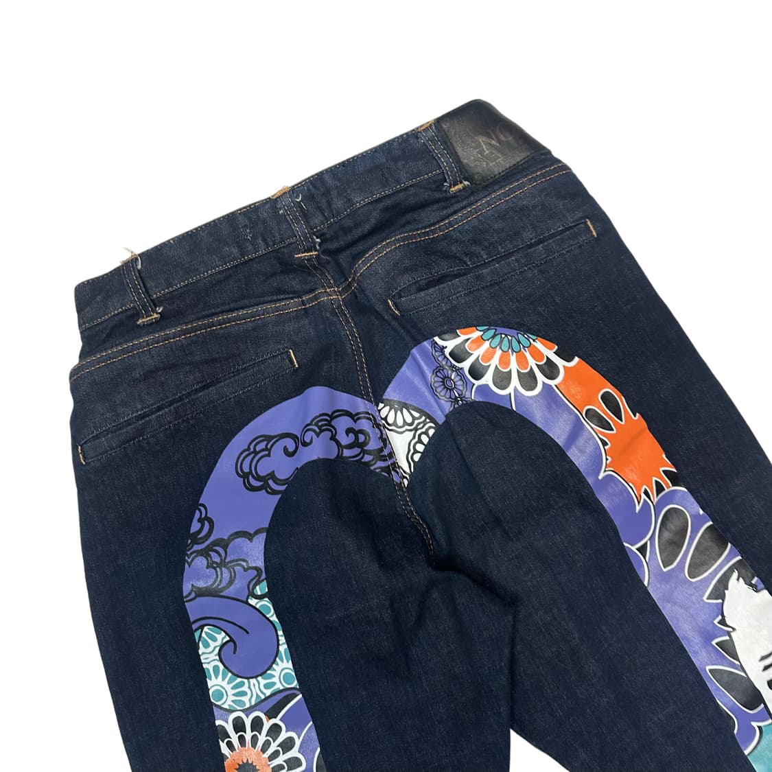 에비수 빅로고 진청데님팬츠 27 상품이미지2