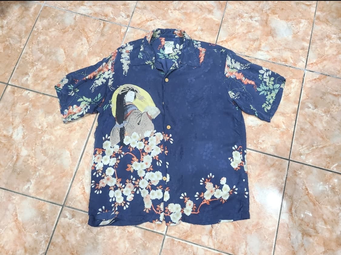 LalaKai 빈티지 오리엔탈풍 하와이안셔츠 상품이미지1