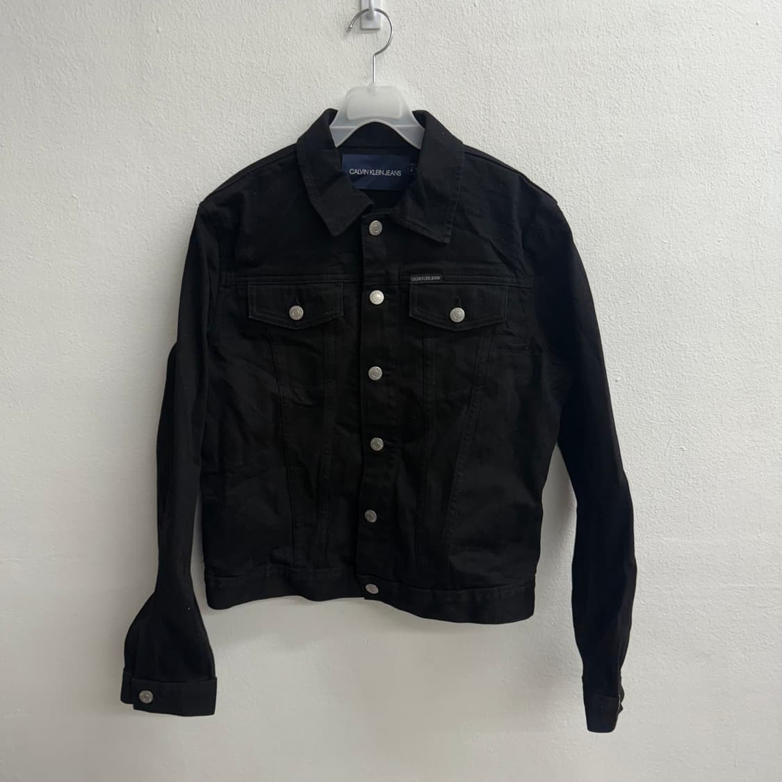 캘빈클라인 블랙 데님 자켓 M 상품이미지1