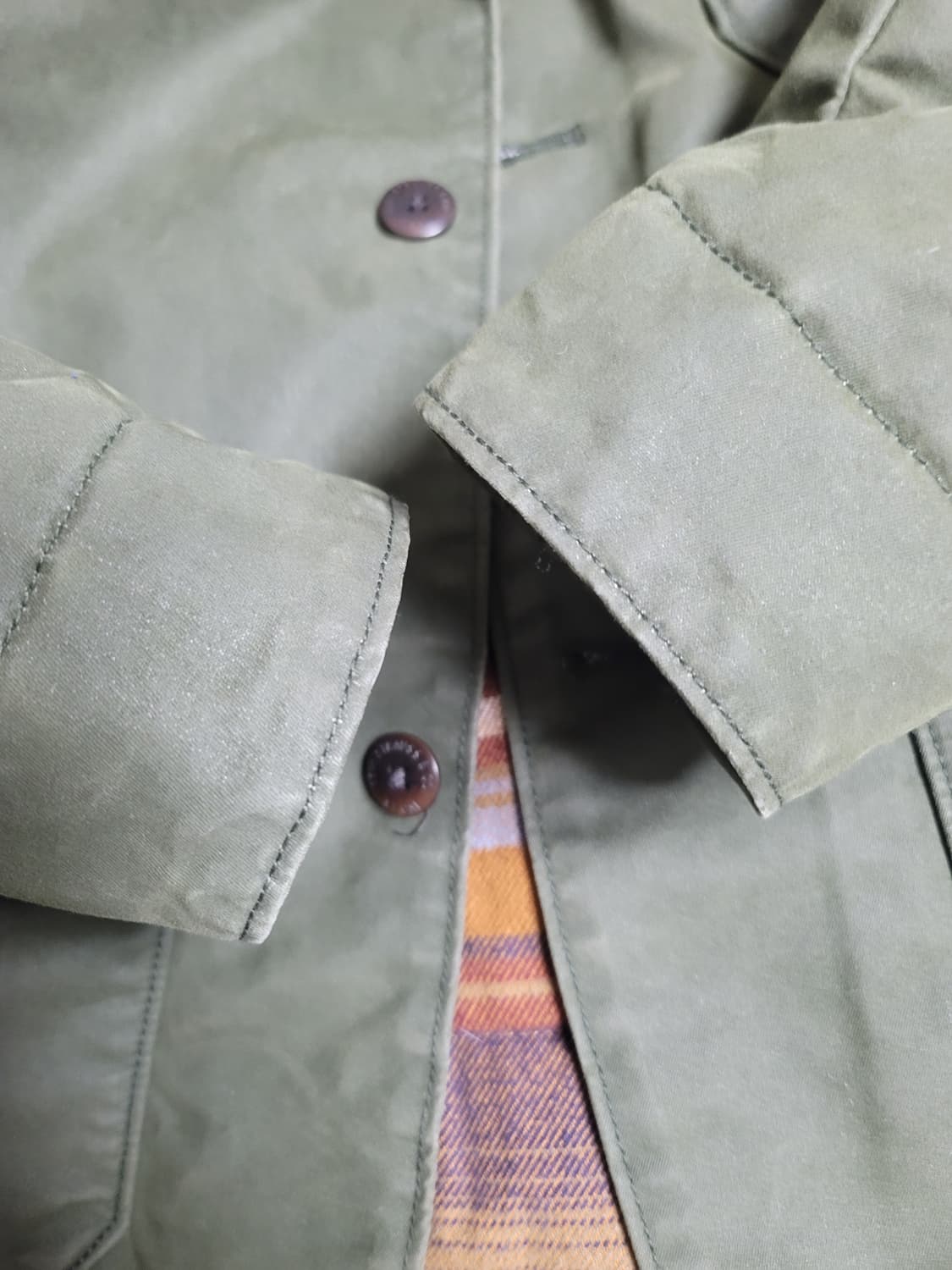 리바이스 초어 워크자켓 군청색 S 95사이즈 상태극상
 상품이미지3