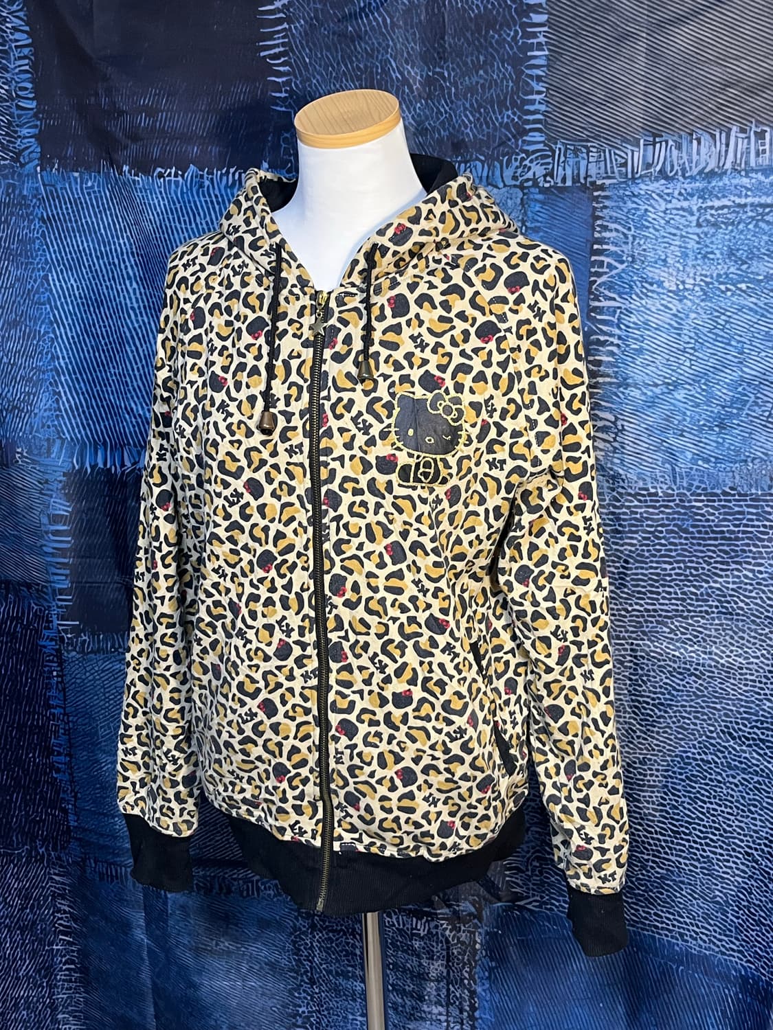 Hello Kitty 레오파드 후드집업 상품이미지5