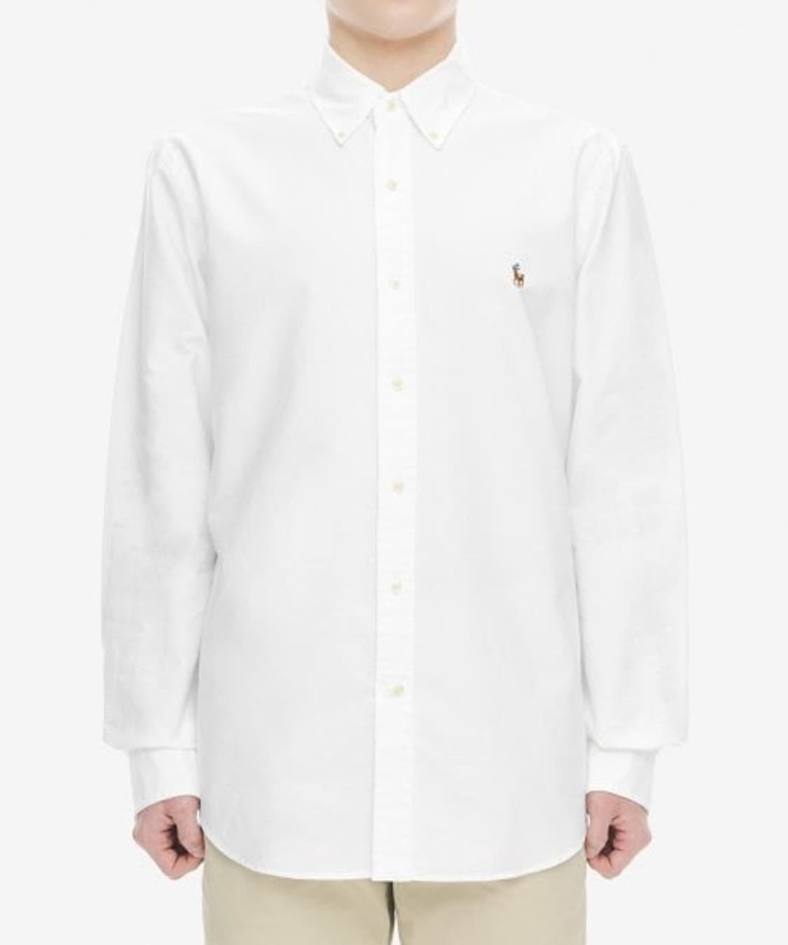 새제품m 폴로랄프로렌 커스텀핏 옥스포드 셔츠 남방 화이트 상품이미지10