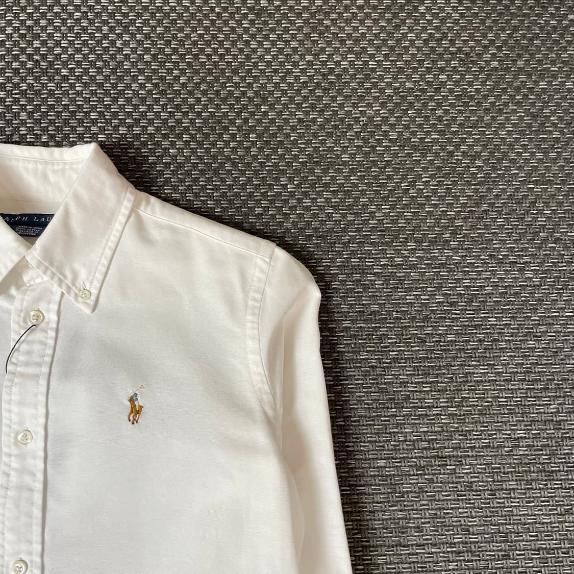폴로랄프로렌 화이트 옥스포드 긴팔 셔츠 슈퍼슬림핏 2 상품이미지3